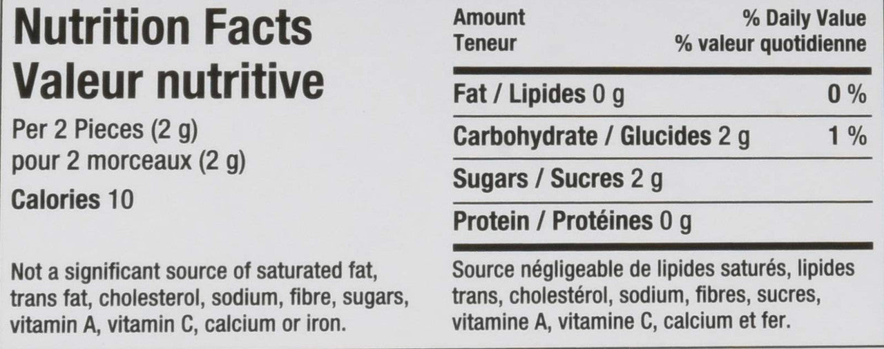 Excel Chewy Mints Spearmint, 27g x 10 Count (Imported from Canada