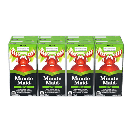 Minute Maid Apple Juice Boxes Perfect for On-The-Go, 8x200ml, 1.6L/56.4 fl. oz - Front Of Package