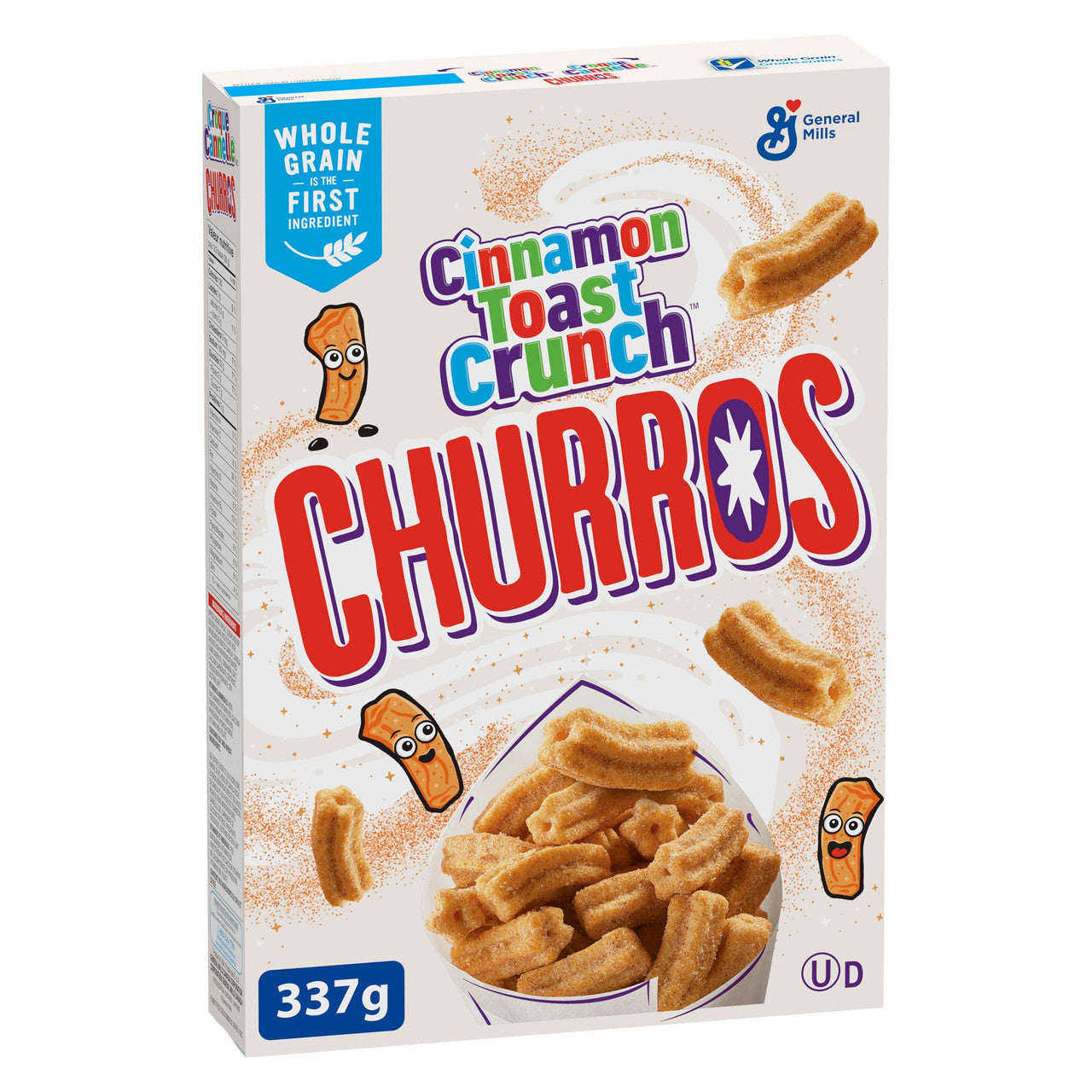 Cinnamon Toast Crunch Churros Cereal, 337g/11.9 oz., {Imported from Canada}