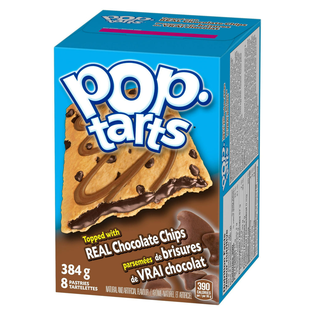 Kellogg's Pop-Tarts Chocolate Chip, 8 Pastries, 384g/13.5 oz., Box