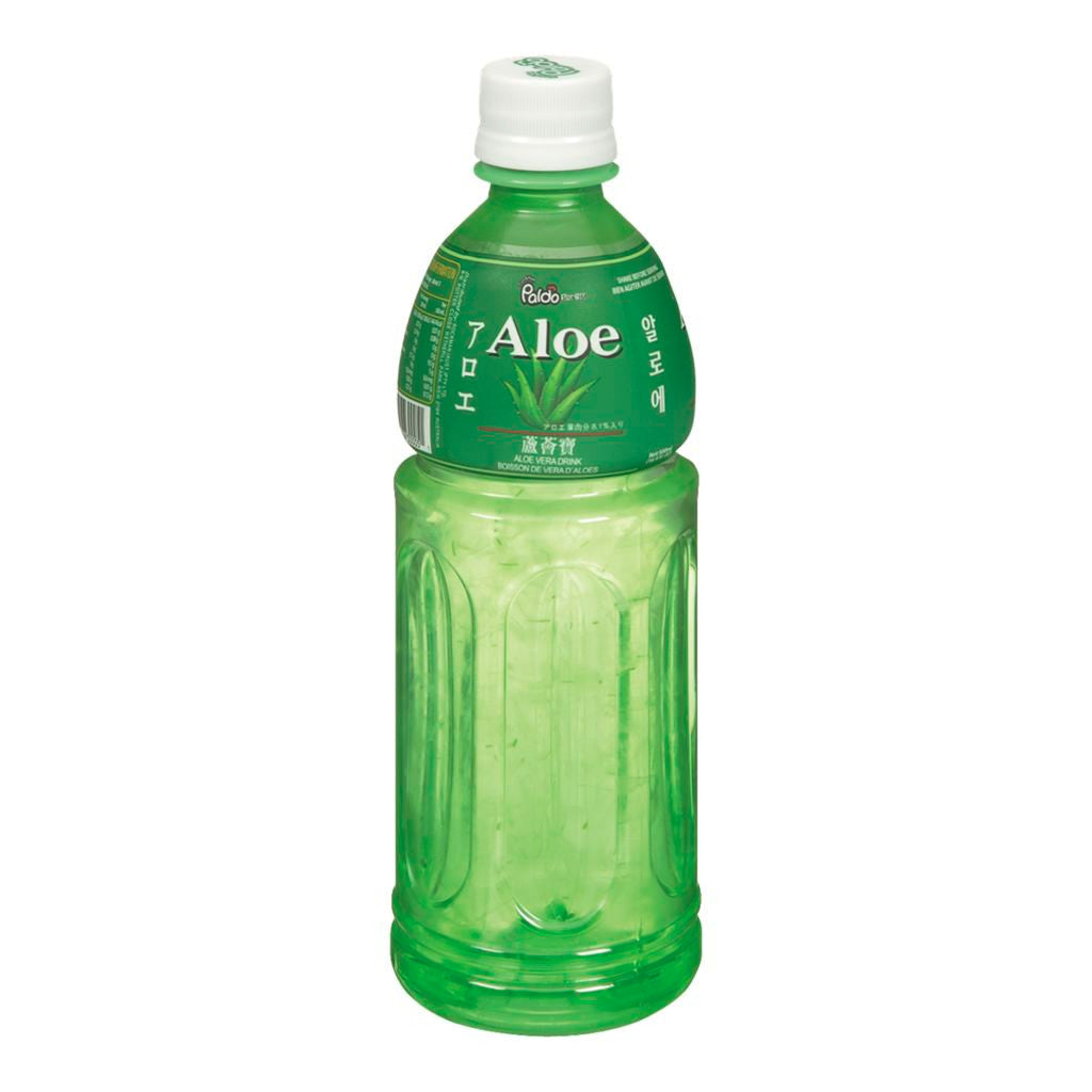 Paldo Aloe Vera Drink, 500ml/16.9 oz Bottle, {Imported from Canada}