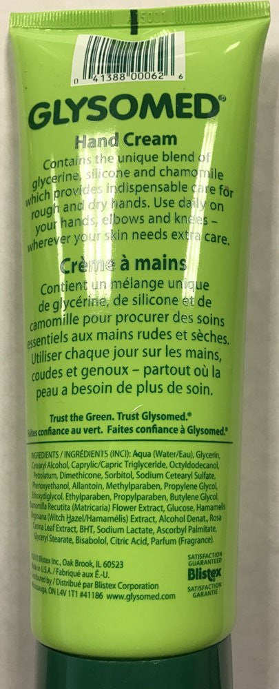 Glysomed Hand Cream, Mini Travel Size, 50 mL/1.7 fl. oz., {Imported from Canada}