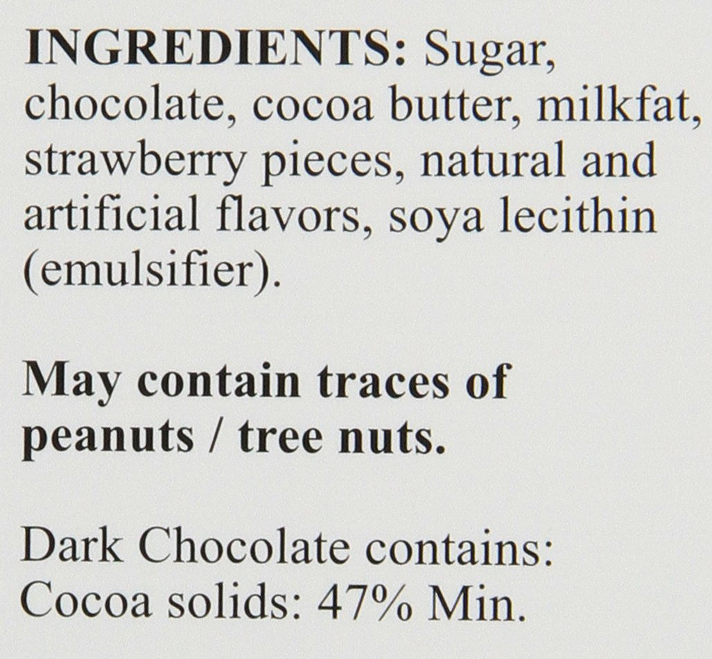 Lindt Chocolate Excellence Dark Strawberry Bar, 100g/3.5oz. (Pack of 12) {Imported from Canada}