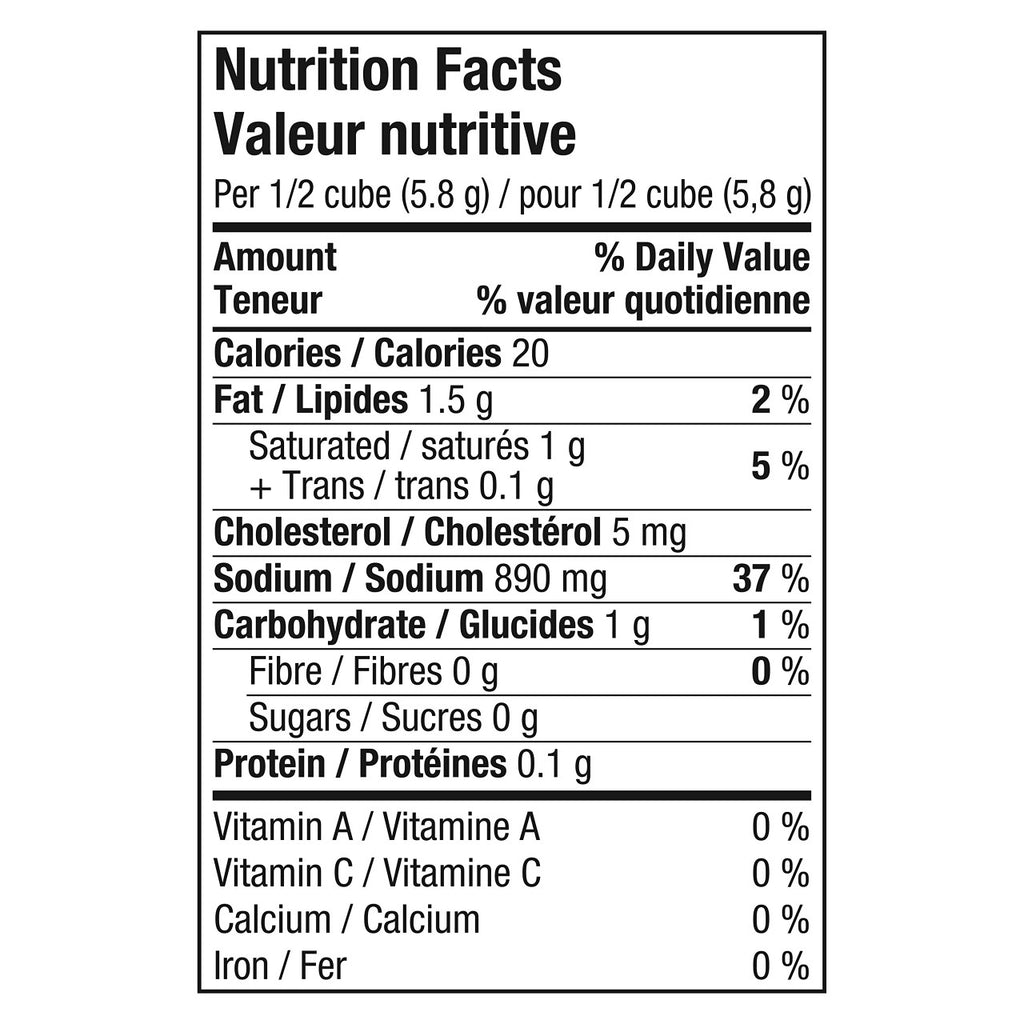 Knorr Broth Mix Vegetable Cubes, 69g/2.4 oz., {Imported from Canada}