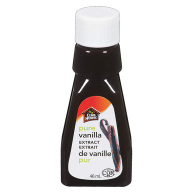 Club House, Quality Baking & Flavouring Extracts, Pure Vanilla, 46ml/1.6oz., {Imported from Canada}
