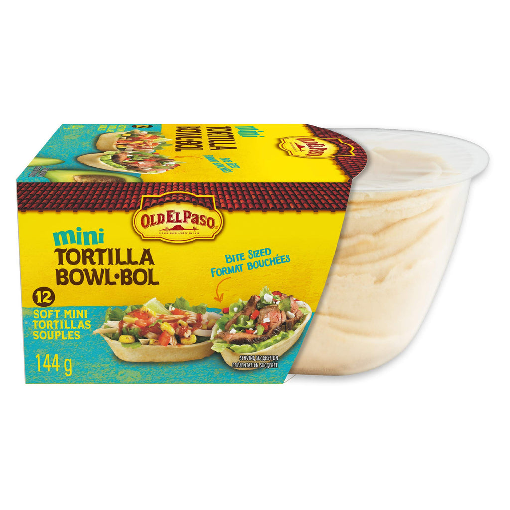 Old El Paso Mini Tortilla Bowls, 144g/5.1 oz., {Imported from Canada}