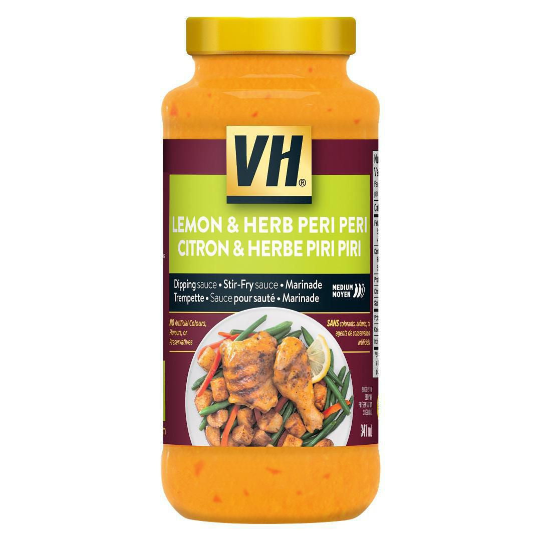 VH Lemon and Herb Peri Peri Sauce, 341ml/11.5 fl. oz., {Imported from Canada}