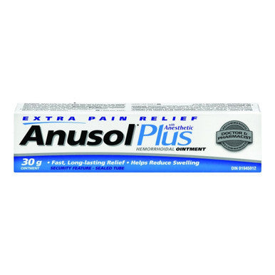 Anusol Plus Hemorrhoidal Ointment Treatment 30g/1.1oz. {Imported from Canada}