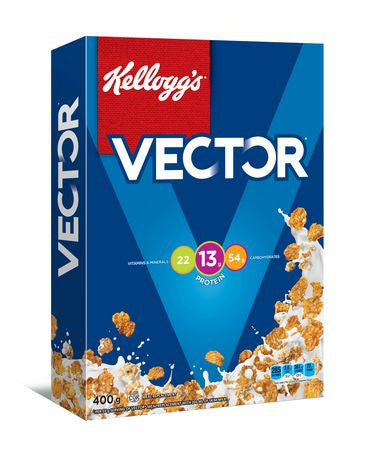 Kellogg's Vector Meal Replacement Cereal, 400g/14.1oz (Imported from Canada)