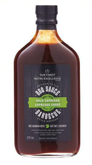 Our Finest Artisan Style Bold Espresso BBQ Sauce, 375ml/12.7 fl. oz{Imported from Canada}