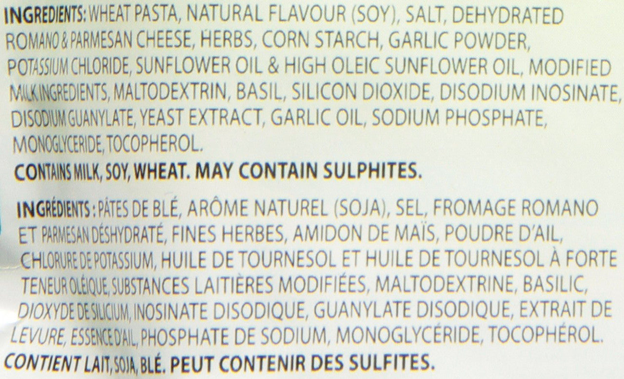 Knorr Sidekicks, Parmesan Pesto Pasta, Side Dish, 135g/4.8oz., 8ct,{Imported from Canada}