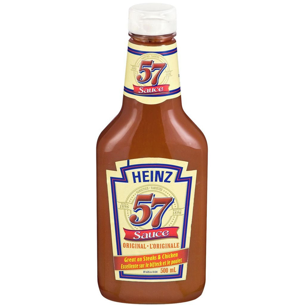 HEINZ Original 57 BBQ Sauce, 500ml/16.9 fl.oz., {Imported from Canada}