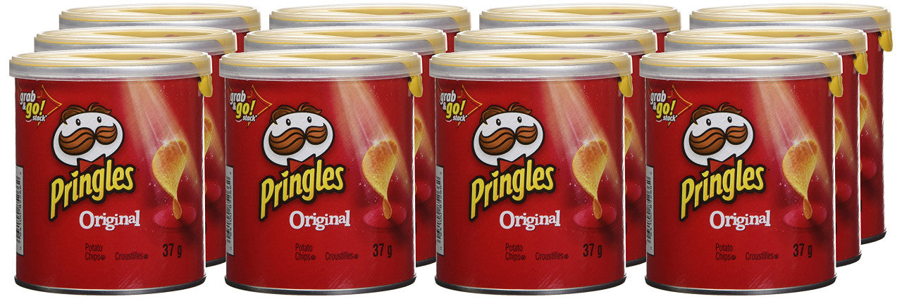 Pringles Original Potato Chips 37g/1.3oz., (Pack of 12) {Imported from Canada}