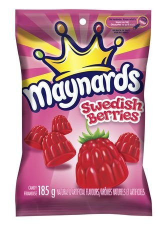 Maynards Swedish Berries Candy 185g/6.5 oz. (3pk) (Imported from Canada)