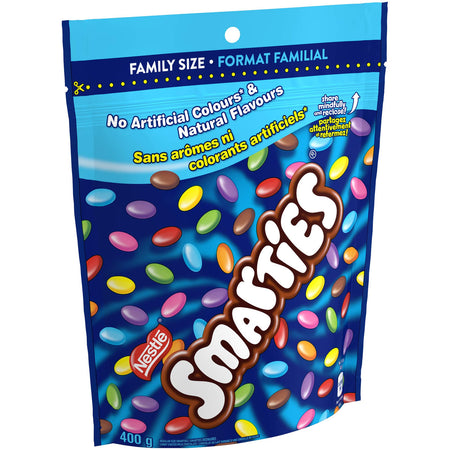 Nestle Smarties  Pop'N Pour Sharing Bag, 400g/14.1 oz., {Imported from Canada}