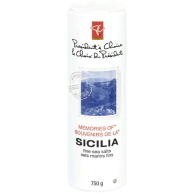 PC MEMORIES OF Sicilia Fine Sea Salts 750g/26.5 oz {Imported from Canada}