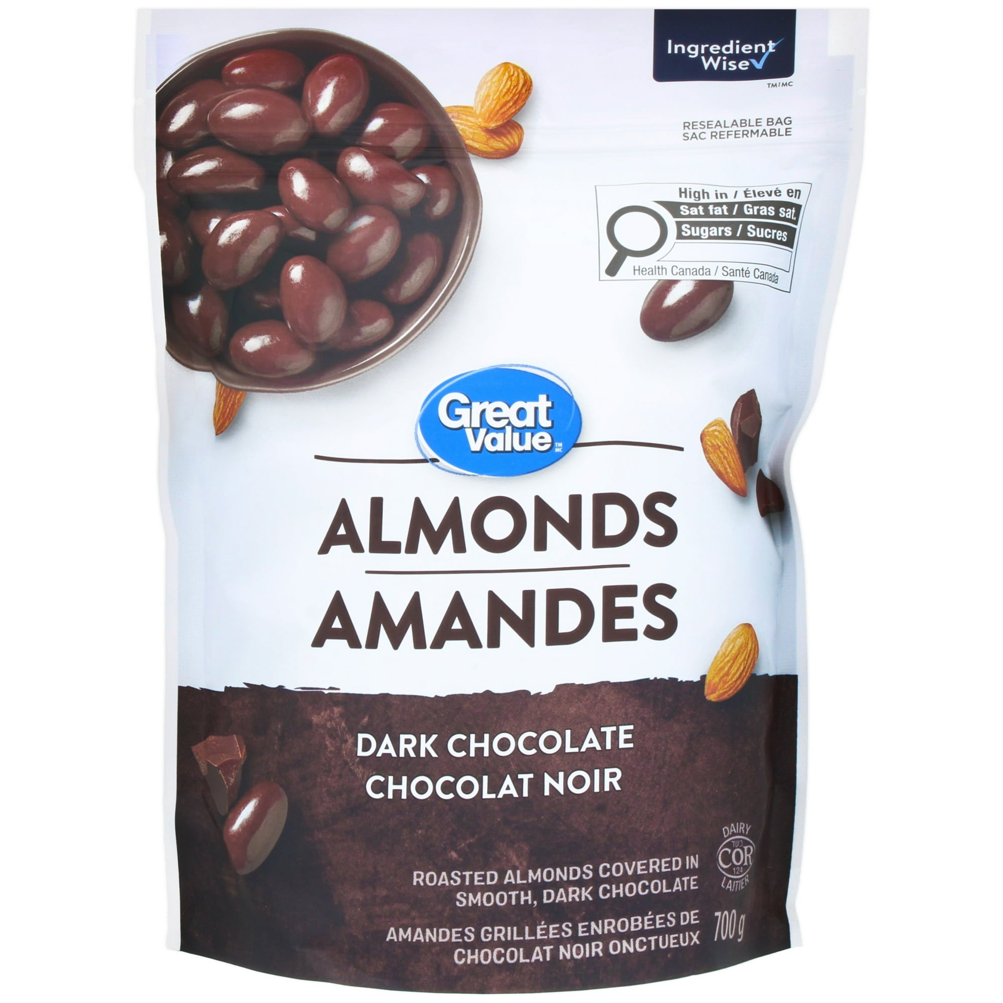 Great Value Dark Chocolate Almonds