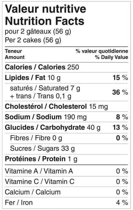 Vachon Ah Caramel! Cake, 1 Count, 336g/11.9 oz.,  {Imported from Canada}