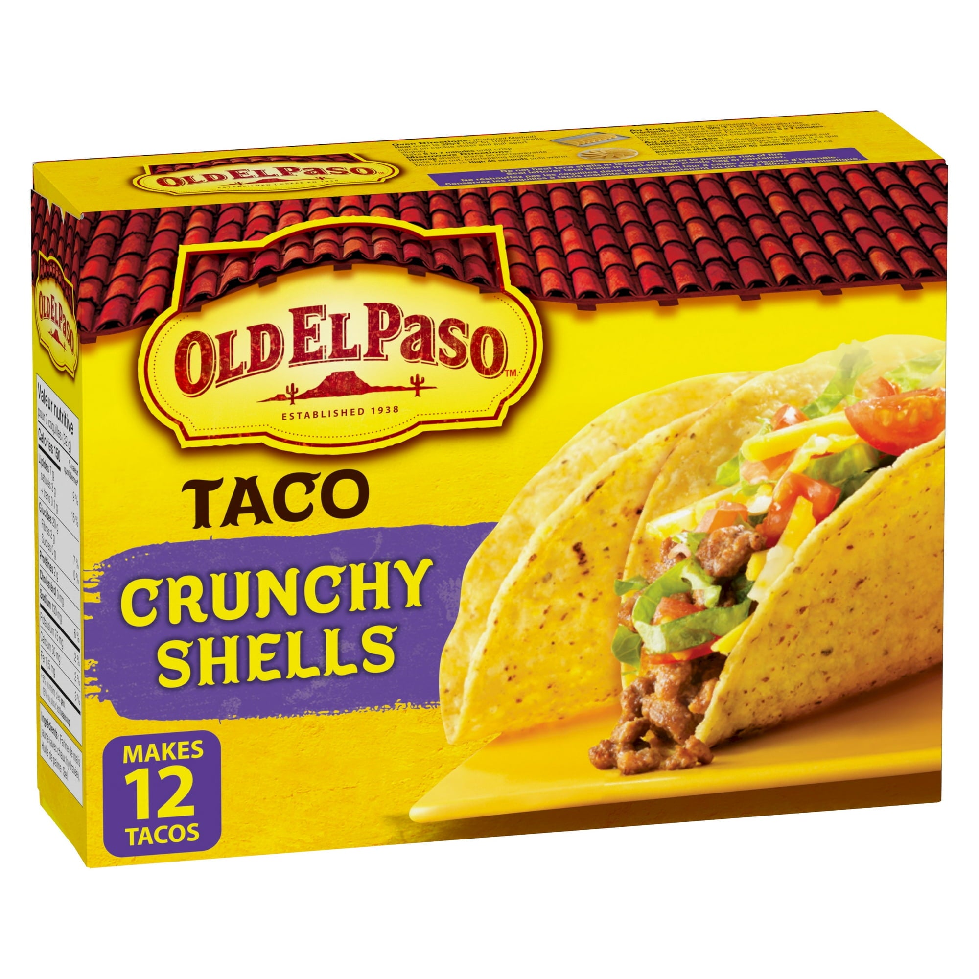 Old El Paso Taco Crunchy Shells (12pk) 125g/4 oz