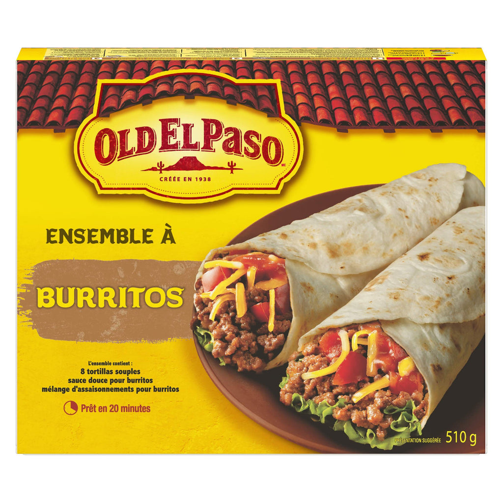 Old El Paso Burrito Dinner Kit, 510g/18 oz {Imported from Canada}