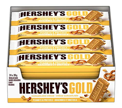 Hershey's Gold Bars, Box of 24, 936 Grams {Imported from Canada}