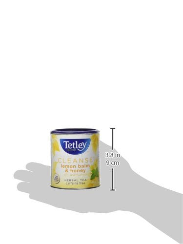 Tetley Tea Cleanse (Lemon Balm and Honey) Herbal Tea, 20ct, 40g/1.4oz. (Imported from Canada)