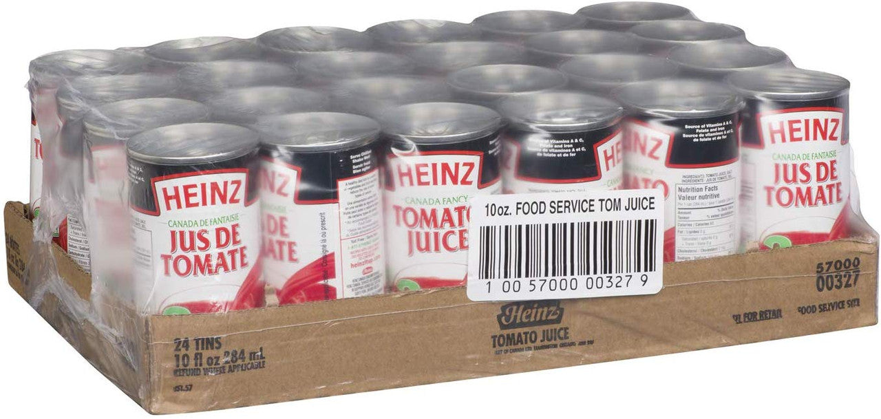 Heinz Tomato Juice, 284mL/10 fl oz., 24 pack, {Imported from Canada}