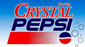CRYSTAL PEPSI , 591ml/20 fl oz, single bottle, (Imported from Canada)