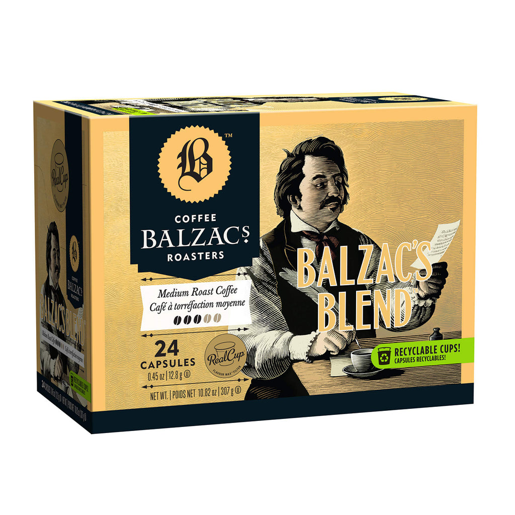 Balzac's Coffee Roasters Balzac's Blend, (24pk) {Imported from Canada}