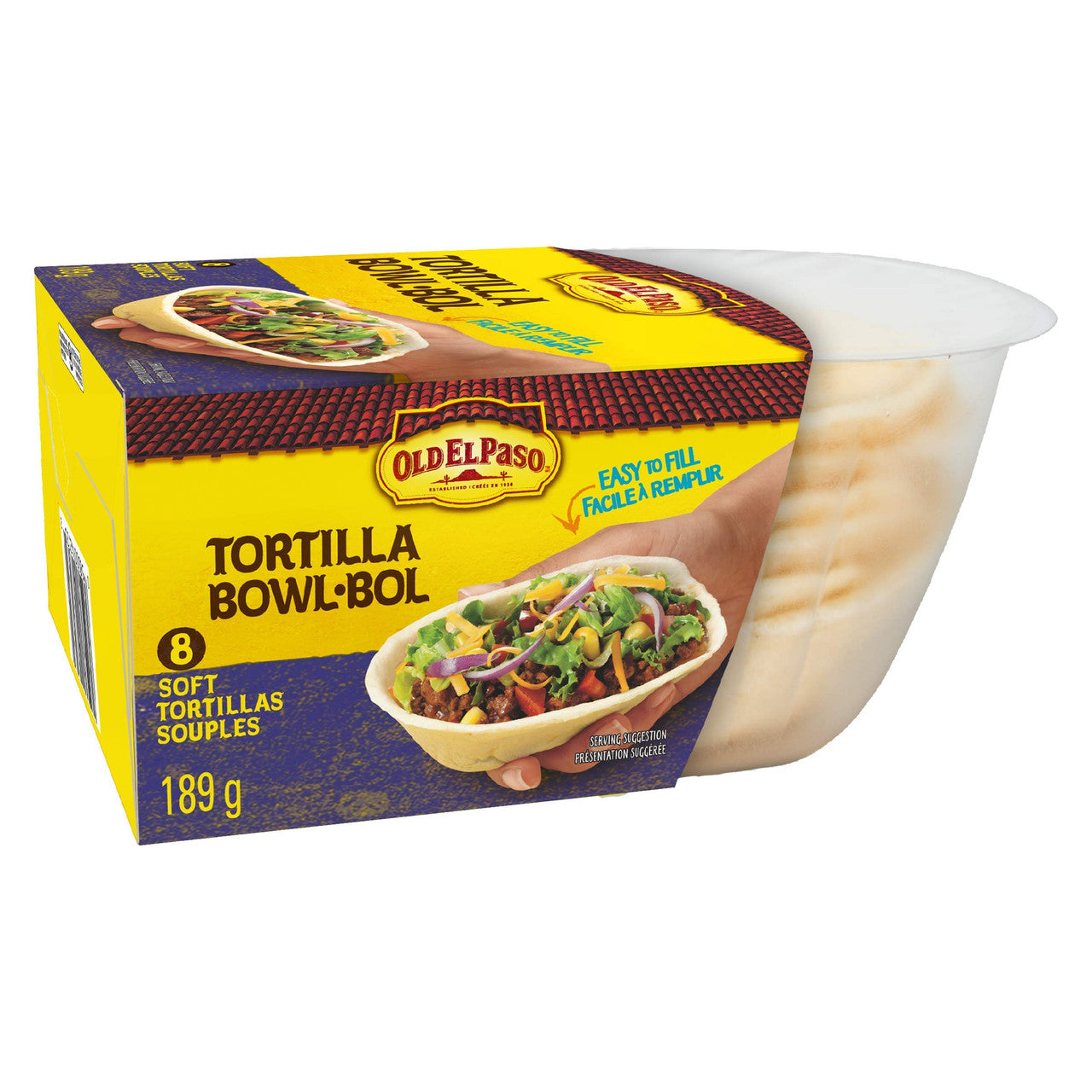 Old El Paso Tortilla Bowl, 8 Counts, 189g/6.7oz., {Imported from Canada}
