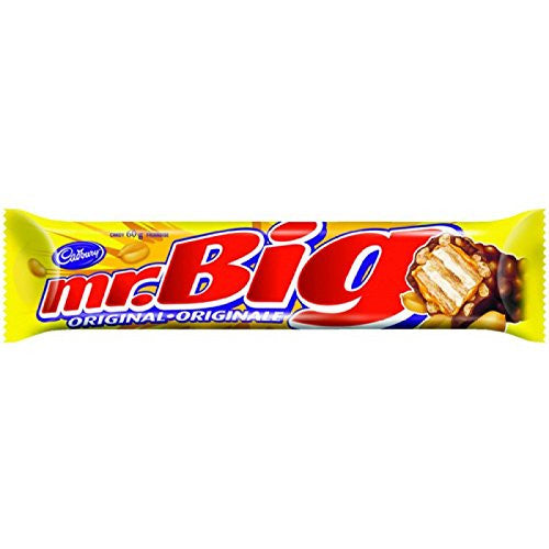 Mr. Big Chocolate Bars, 60g/2.1 oz., Each BAR, (10 Pack), {Imported from Canada}