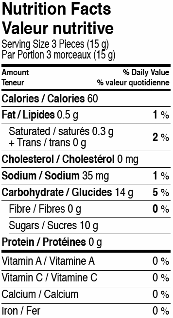 Kerr's Classic Butterscotch Drops, 150g/5.3oz, 14pk., {Imported from Canada}