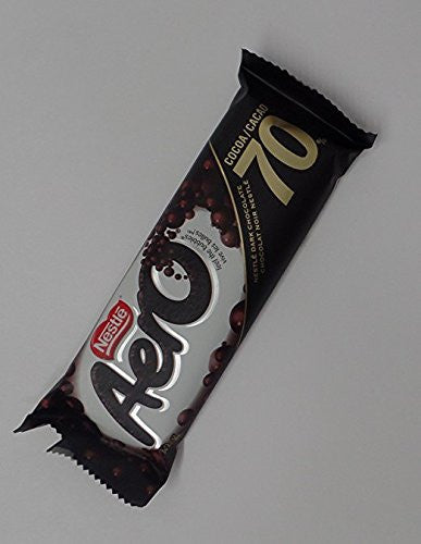 Nestle Aero Dark Chocolate Bars (10ct), 42g Each, {Imported from Canada}