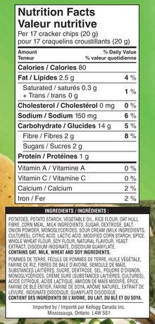 Kellogg's Special K Cracker Chips (Sour Cream Onion and Barbecue and Salt & Vinegar) 3-Pack