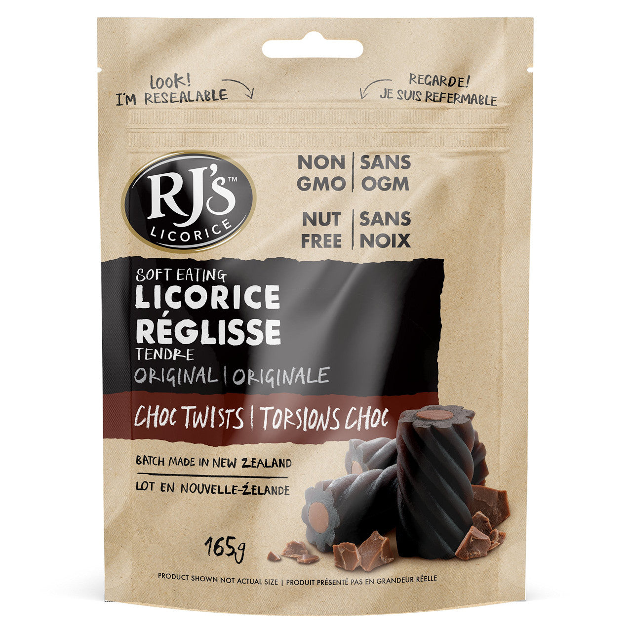 RJ's Licorice Chocolate Twists - 5 pack {Imported from Canada}