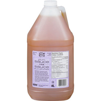 Wing's Plum Sauce 4 L/1.1 Gallon Jug, {Imported from Canada}