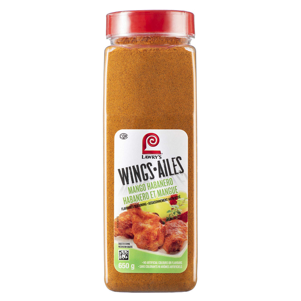 Lawry's, Wing Seasoning, Mango Habanero, 650g/23oz., {Imported from Canada}