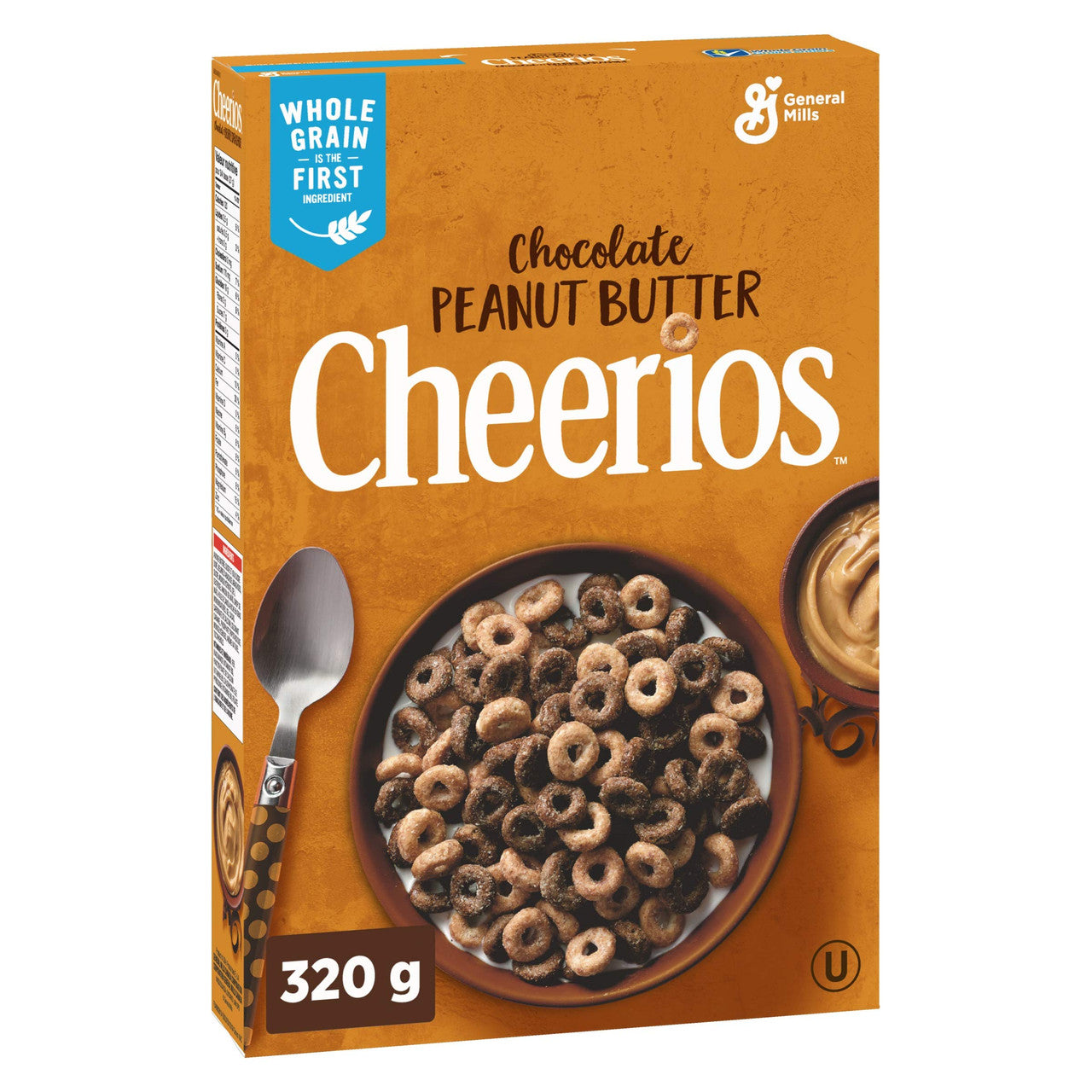 Cheerios Chocolate Peanut Butter, 320g/11.3 oz.,  {Imported from Canada}