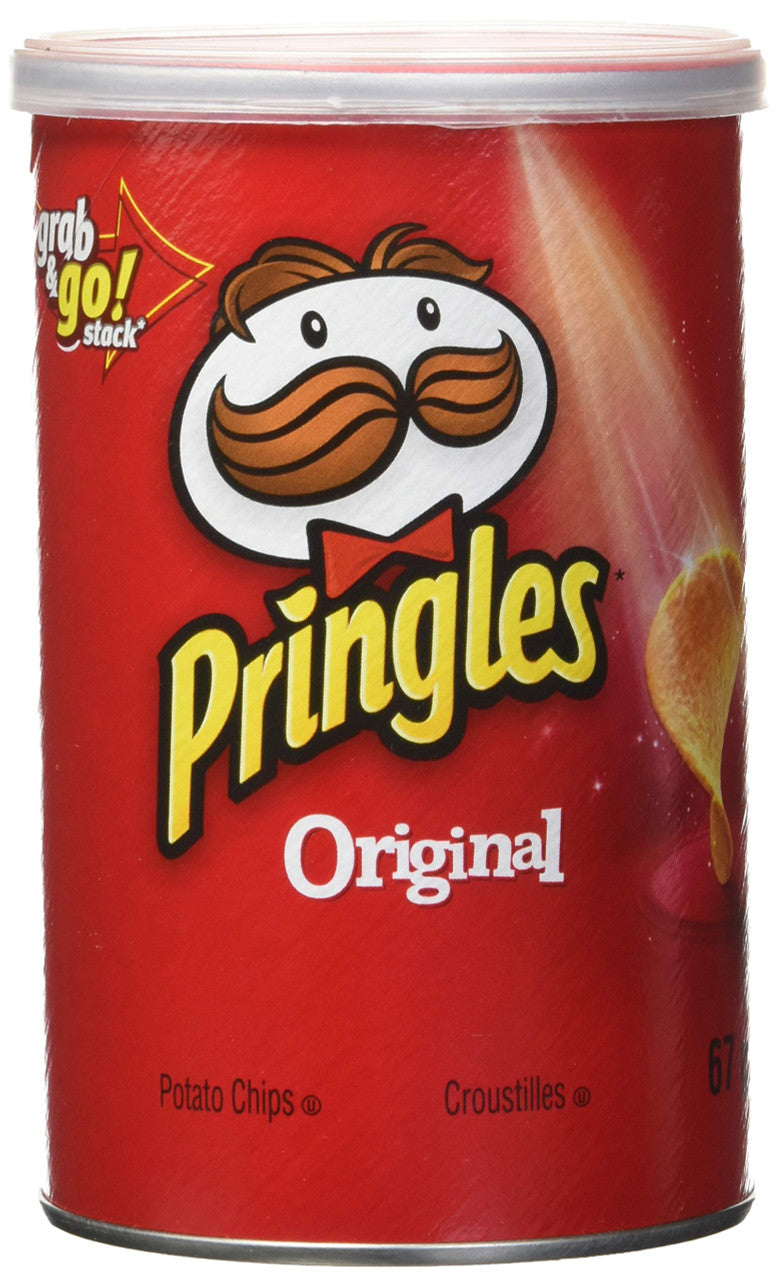Pringles Original Potato Chips, 67g/2.4oz., 12 Pack, {Imported from Canada}