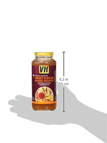 VH Sweet & Sour Dipping Sauce 341mL/11.5oz, Jars, 12 Count {Imported from Canada}