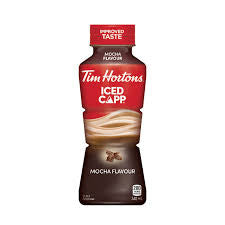Tim Hortons Iced Capp, Mocha, 340mL/11.5oz., 12 Pack, {Imported from Canada}