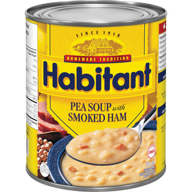 Habitant Split Pea With Smoked Ham Soup, 796ml - {Imported from Canada}