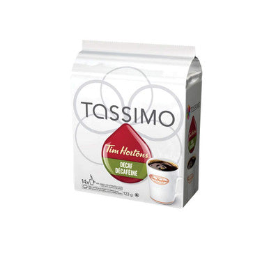 Tassimo Tim Horton's Decaf Coffee, 14 T-Discs {Imported from Canada}