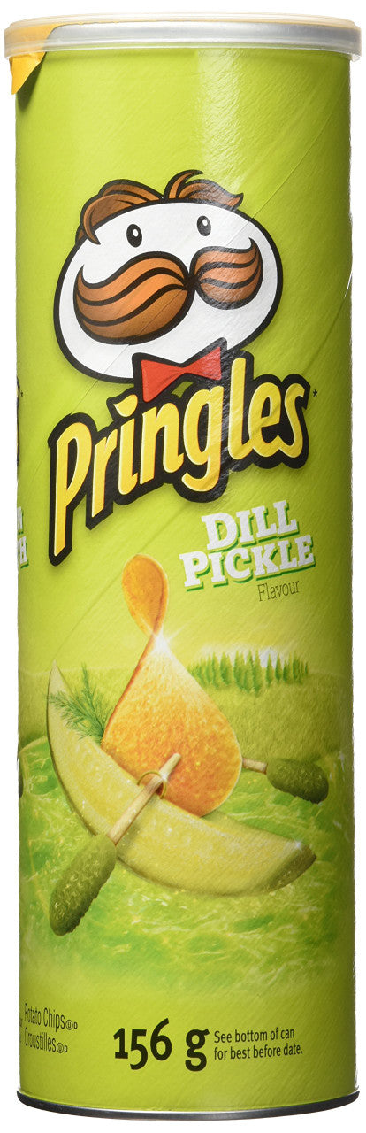 Pringles Dill Pickle Chips, 156g/5.5 oz., {Imported from Canada}