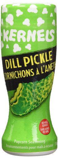 Kernels Dill Pickle Popcorn Seasoning, 110g, (3pk) (Imported from Canada)