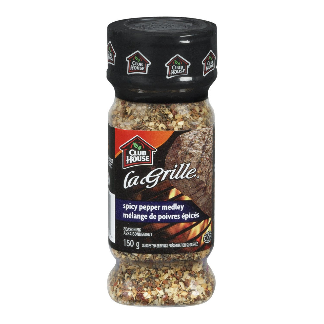 La Grille, Spicy Pepper Medley Seasoning, 150g/5.3oz., {Imported from Canada}