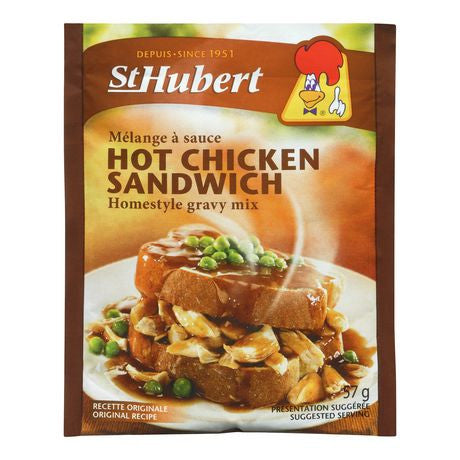 St. Hubert Hot Chicken Sandwich Homestyle Gravy Mix 57g (Imported from Canada)