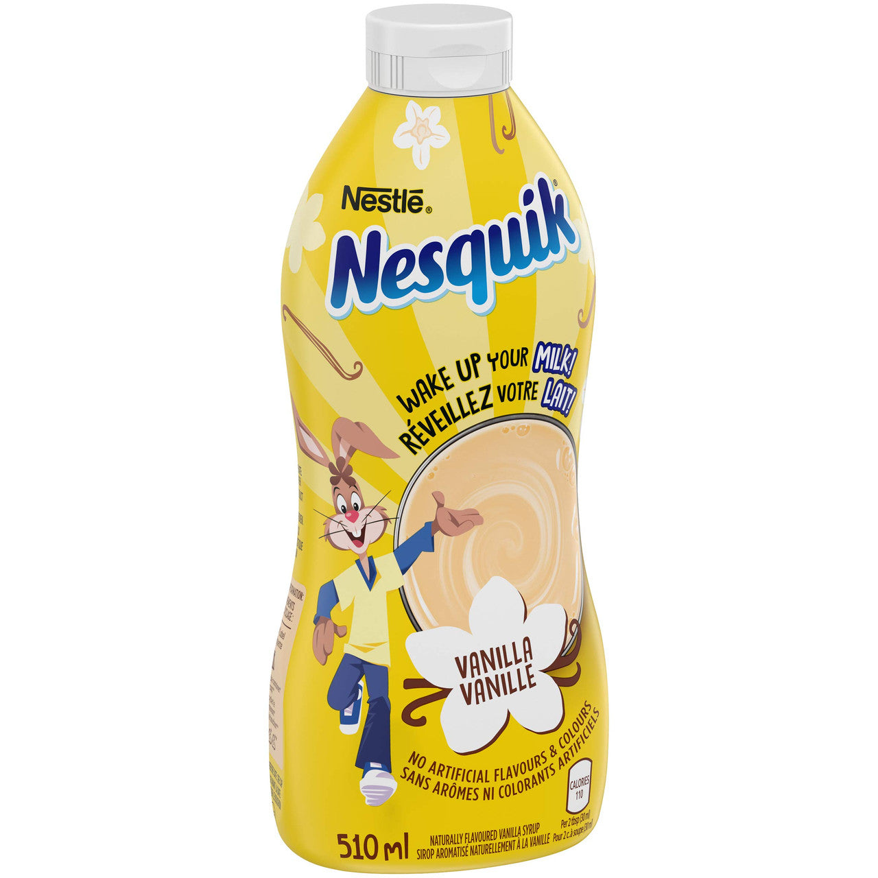 Nestle Nesquik Vanilla Syrup, 510 ml/ 17.2 fl oz., {Imported from Canada}