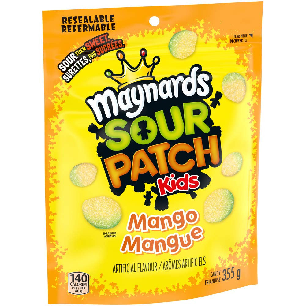 Maynards Sour Patch Kids Mango Candy, 355g/12.5 oz {Imported from Canada}