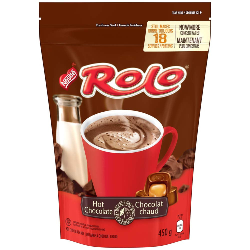 Nestle Rolo Hot Chocolate Cocoa Mix 450g/15.9oz, {Imported from Canada}